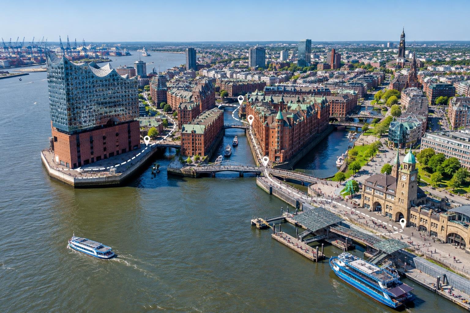Symbolbild zu Hamburg Sehenswürdigkeiten für Erstbesucher Symbolbild zu Hamburg Sehenswürdigkeiten für Erstbesucher